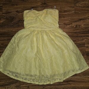 Papaya yellow dress